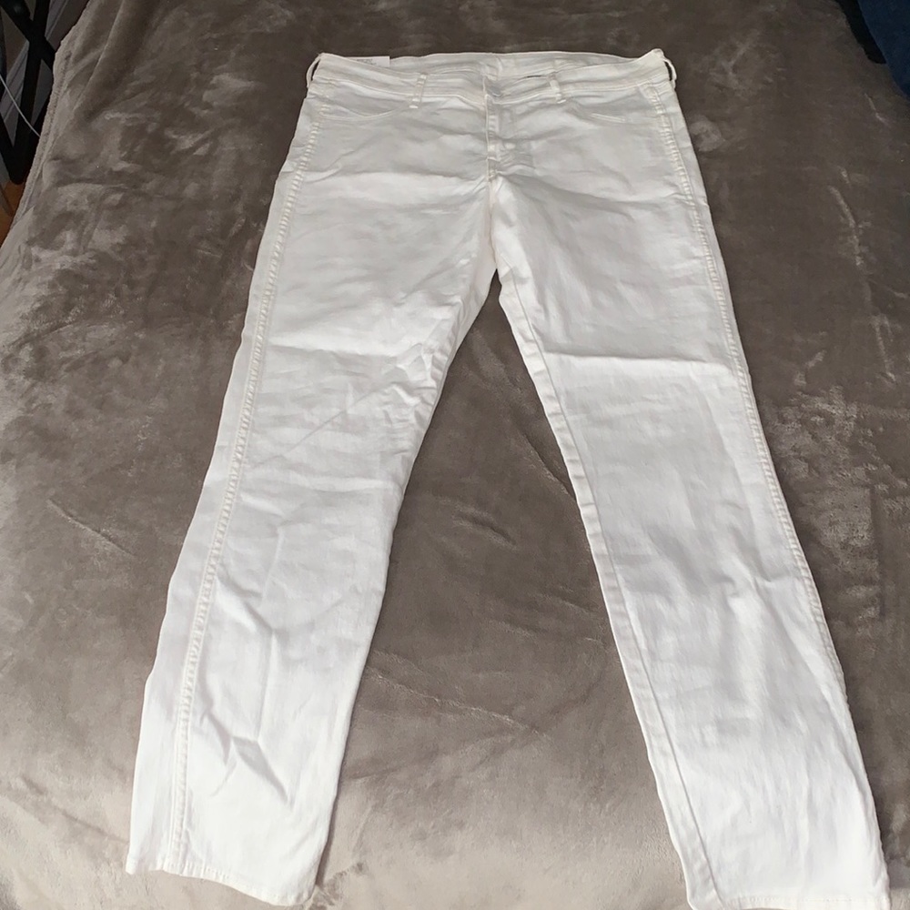 H&M white skinny jeans NWT 12/33